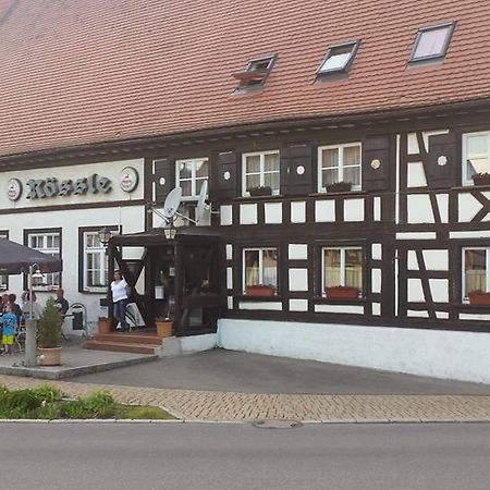 Gasthaus Roessle 로뜨바일 외부 사진